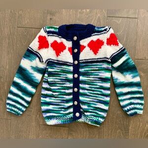 ❤️ Pattern knit cardigan - girl’s 4-5